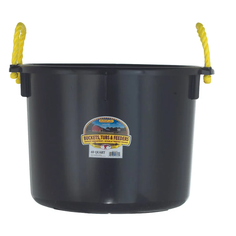 budget-friendly dinnerware-Miller Little Giant Plastic Black 40 qt Water Tank