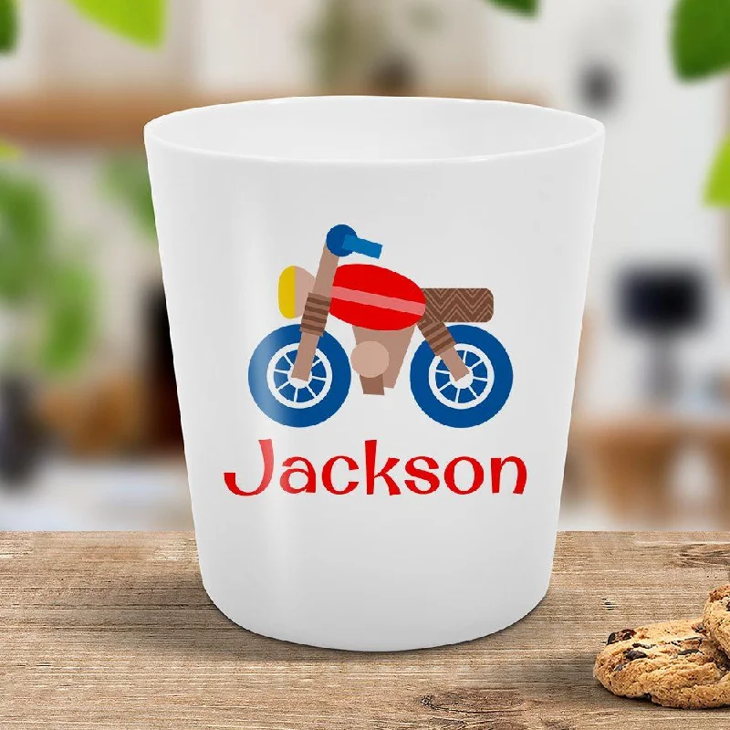 custom travel mugs for gifts-Motorbike Kids Cup