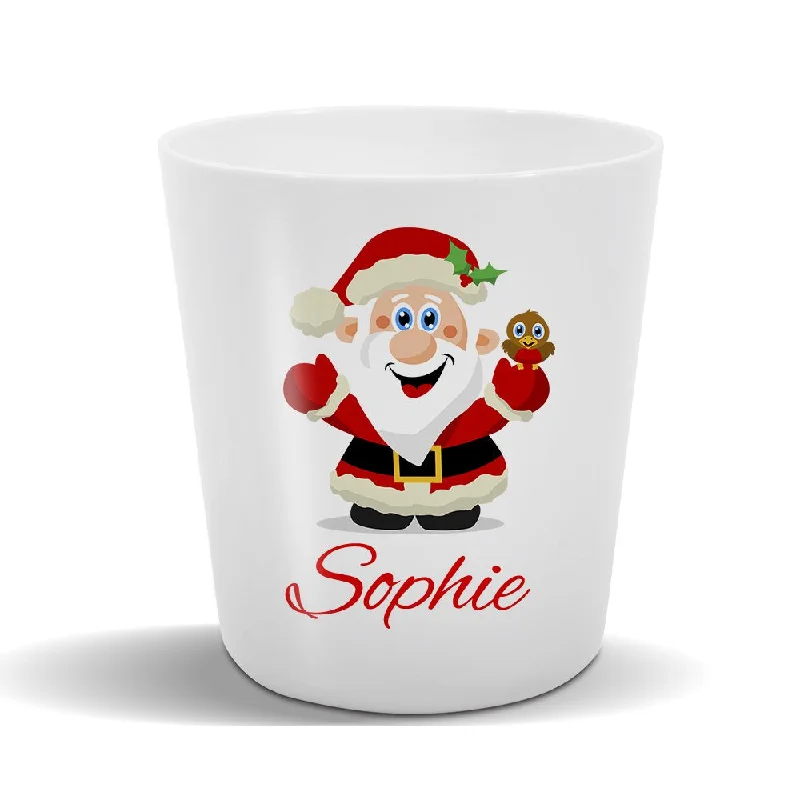 trendy mugs for parties-Jolly Santa Kids' Cup