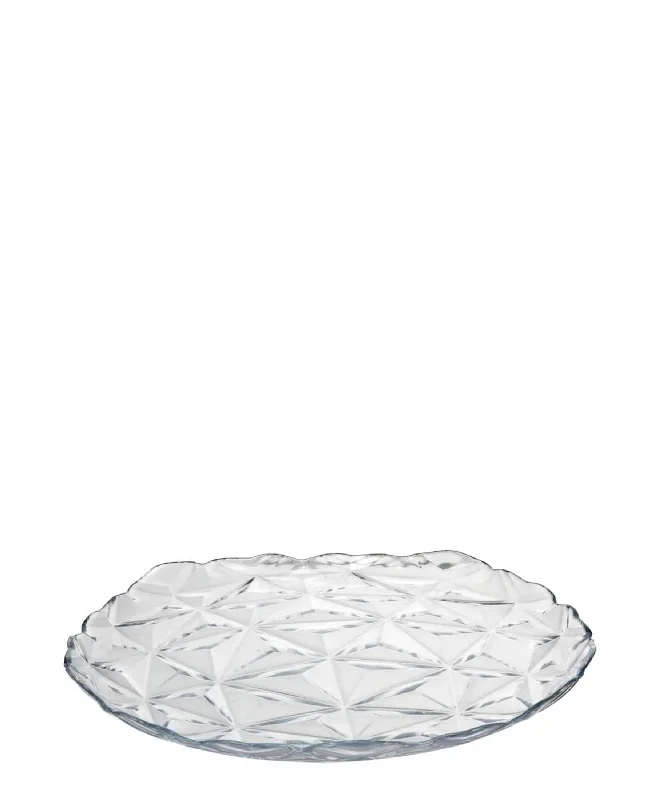 trendy dinnerware sets-Pasabahce Estrella 6 Piece Dinner Plate - Clear