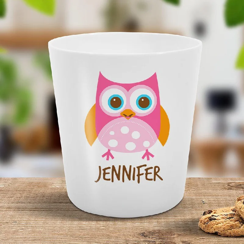 customizable mugs with logos-Owl Kids Cup