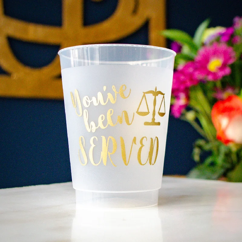 simple coffee mugs for kitchen-Custom You've Been Served Cups