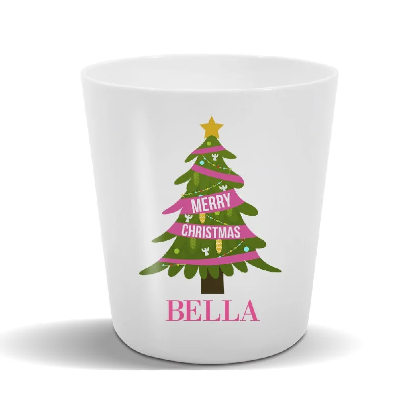 funny mugs for coworkers birthday-Pink Christmas Kids' Cup