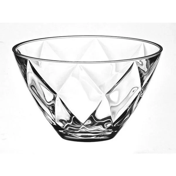 classic dinnerware for family gatherings-Majestic Gifts Clear Glass Bowl (Pack of 6)