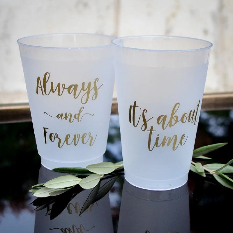 coffee mugs for family gatherings-"Always and Forever" Shatterproof Cups