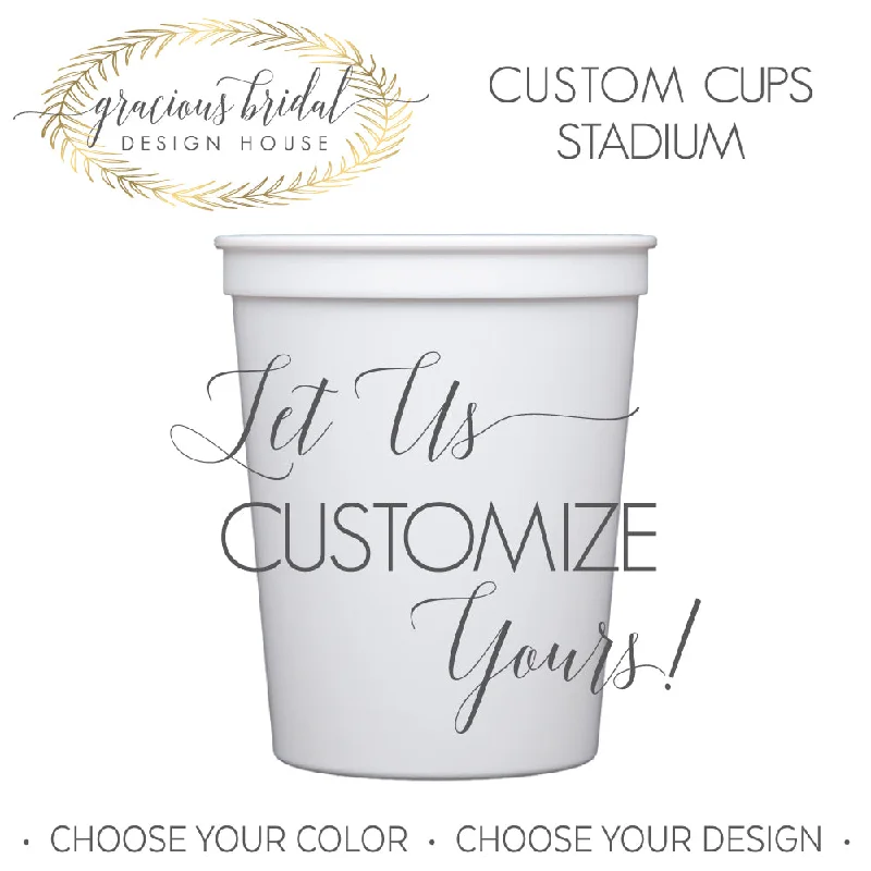 custom coffee mugs for companies-Custom Stadium Cups