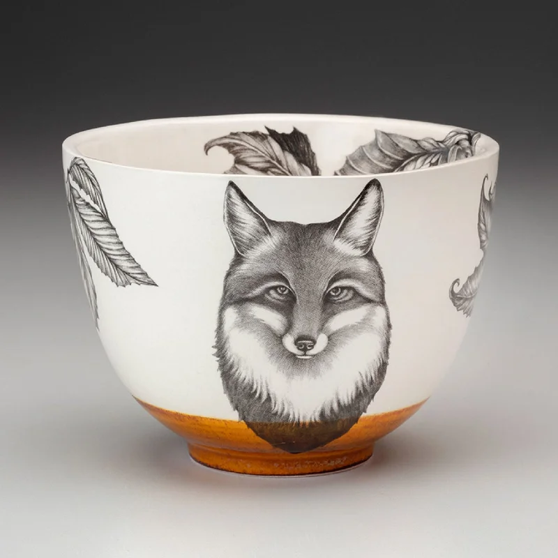 custom engraved dinner plates-Laura Zindel Fox Small Bowl