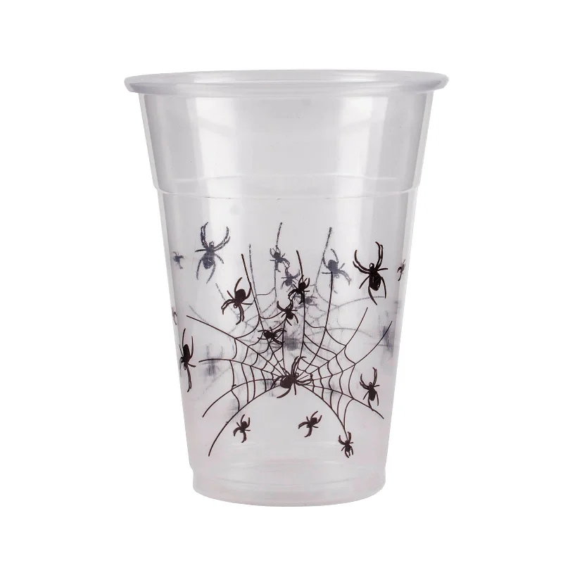 trendy coffee mugs for 2025-Soft Plastic Cups - Spiders 20 Ct. - 16 ounce