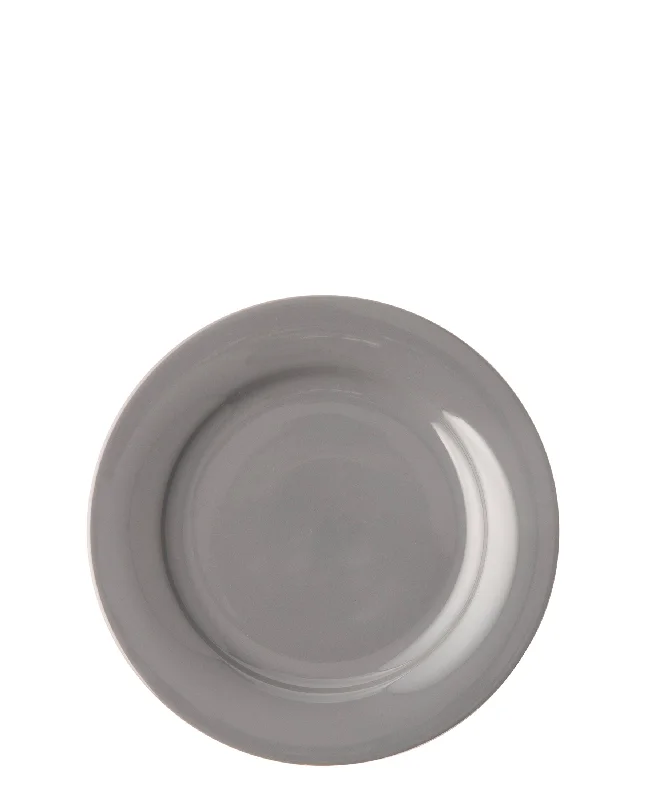 artistic dinnerware sets-Omada Maxin 4 Piece Side Plate - Dark Grey