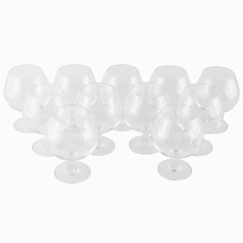 outdoor meal sets for picnics-Etched Starburst Snifters