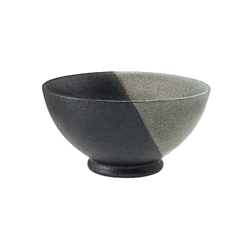 eco-friendly plastic dinnerware-Maxwell & Williams Umi 17 x 9cm Noodle Bowl Black