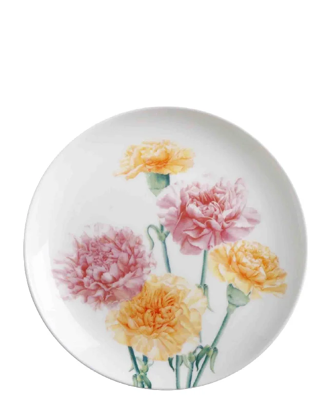 kids-friendly dinnerware sets-Katherine Castle Floriade Plate 20cm Carnations