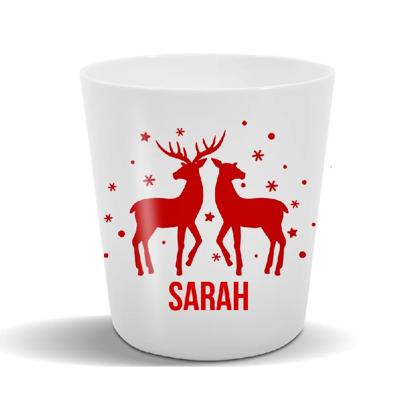 personalized mugs for holidays-Two Deer Kids' Cup