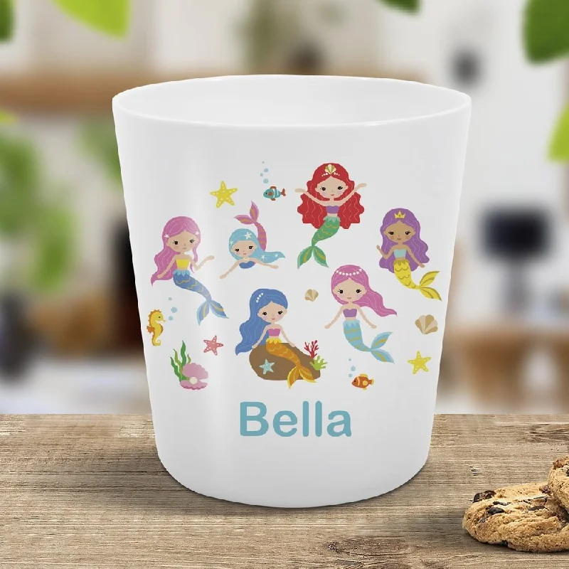 personalized photo mugs for gifts-Mermaid Kids' Cup