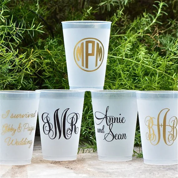 personalized mugs for holidays-Customized Frost Flex Party Cups