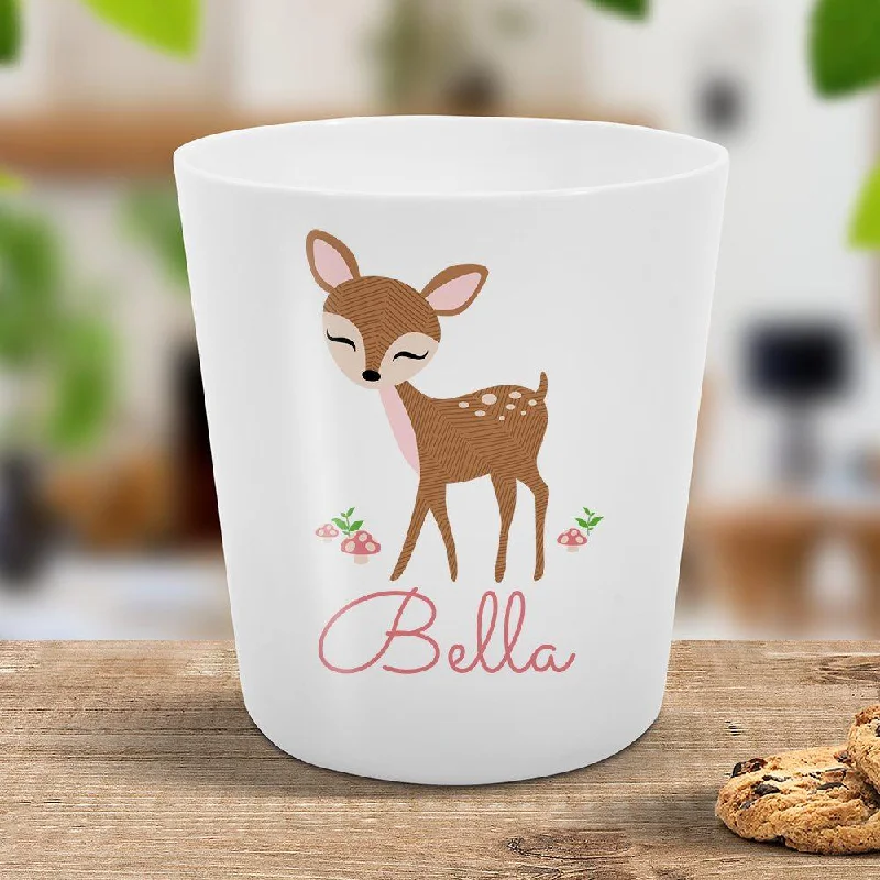 elegant porcelain mugs-Cute Deer Kids Cup