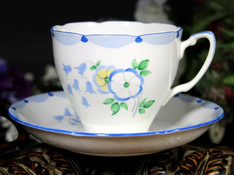 unique mugs for dinner parties-Royal Grafton Teacup and Saucer, English Bone China Teacup -J