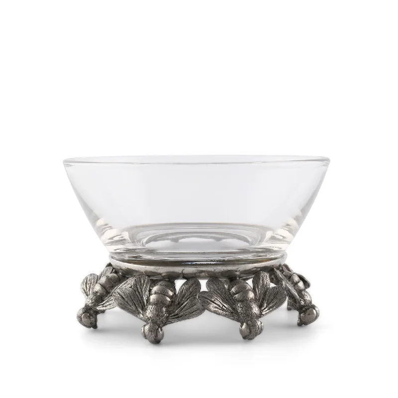 unique dinnerware designs-Honeybee Glass Bowl