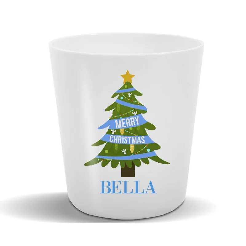 lightweight mugs for travel-Blue Christmas Kids' Cup