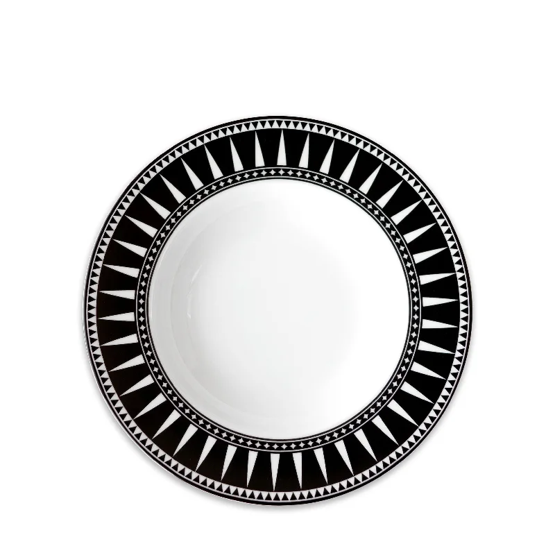 modern dining plates for restaurants-Marrakech Rimmed Soup Bowl