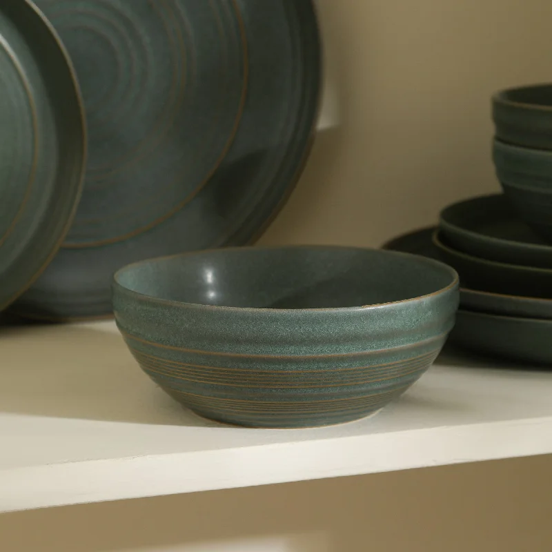 ceramic soup bowls set-Elio Stoneware Bowl - Green