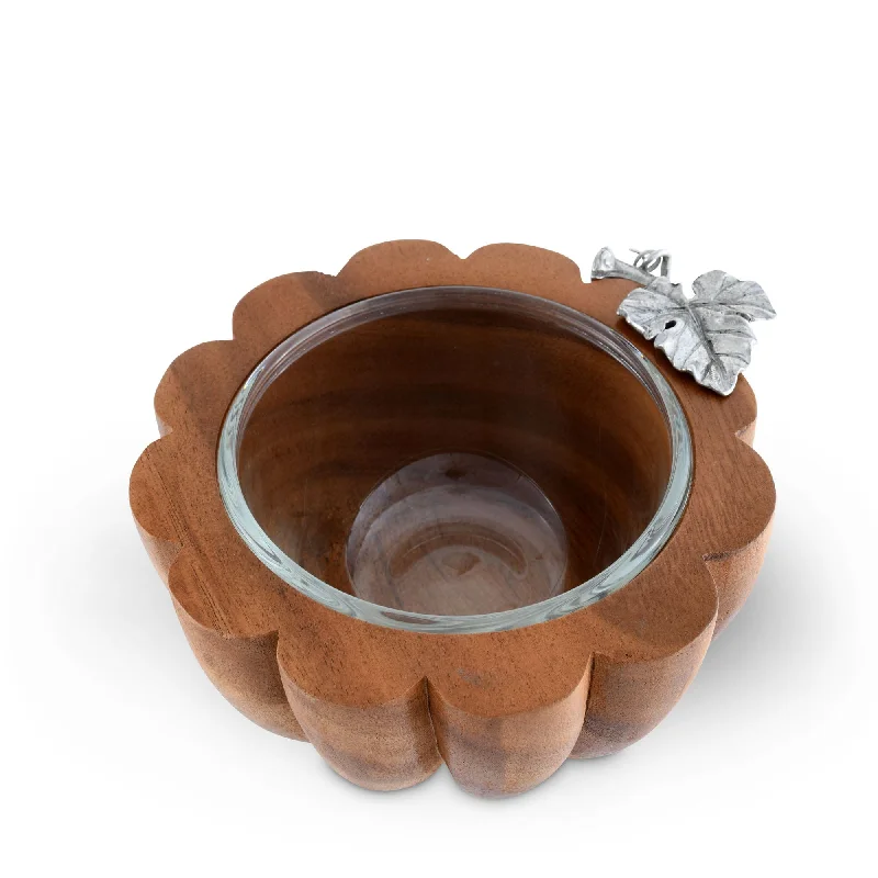 high-quality porcelain tableware-Autumn Vine Dip Bowl