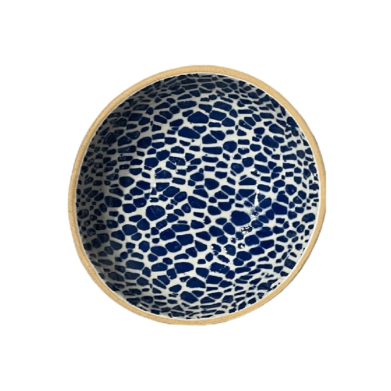 travel-friendly portable dinnerware-Soup Bowl/ Pebble Cobalt