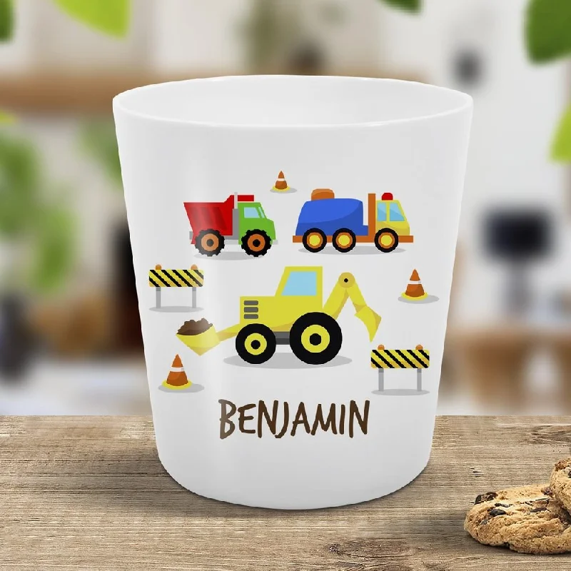 handmade tea mugs for gifts-Construction Kids' Cup