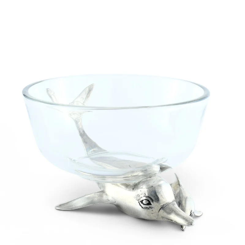 bamboo dinnerware for eco-conscious-Dolphin Dip Bowl