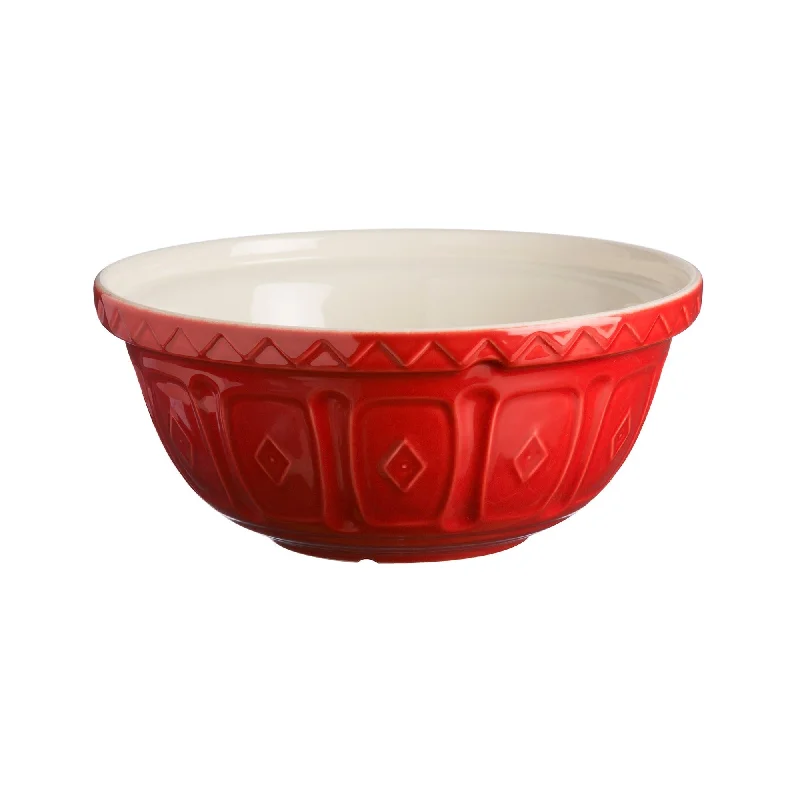 complete dinnerware set for 8-Mason Cash Mixing Bowl - 29cm/11.4" Red