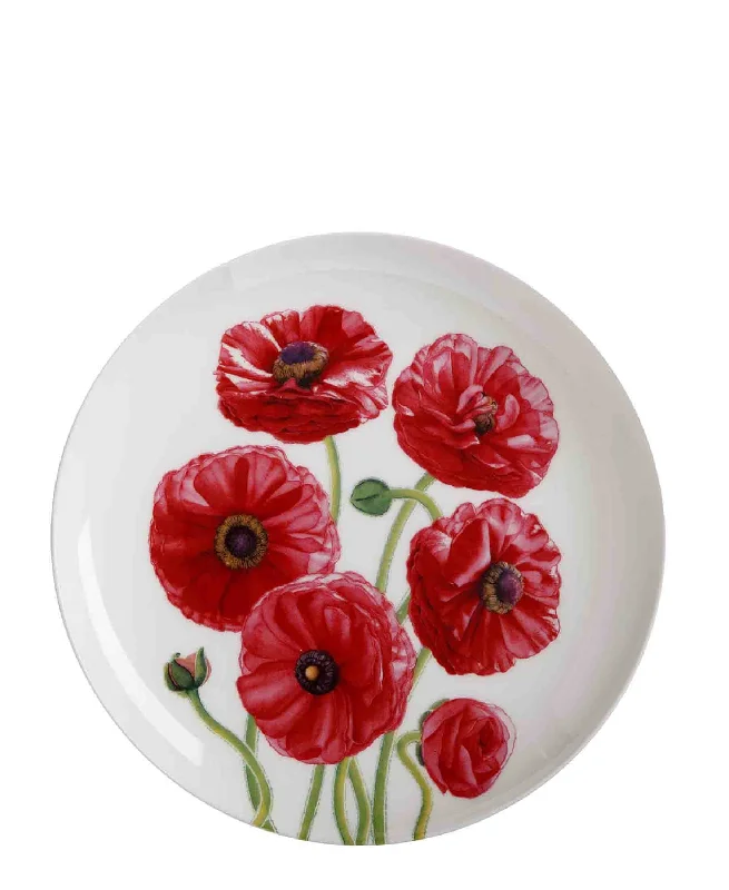 elegant porcelain dinner plates set-Katherine Castle Floriade Plate 20cm Ranunculus