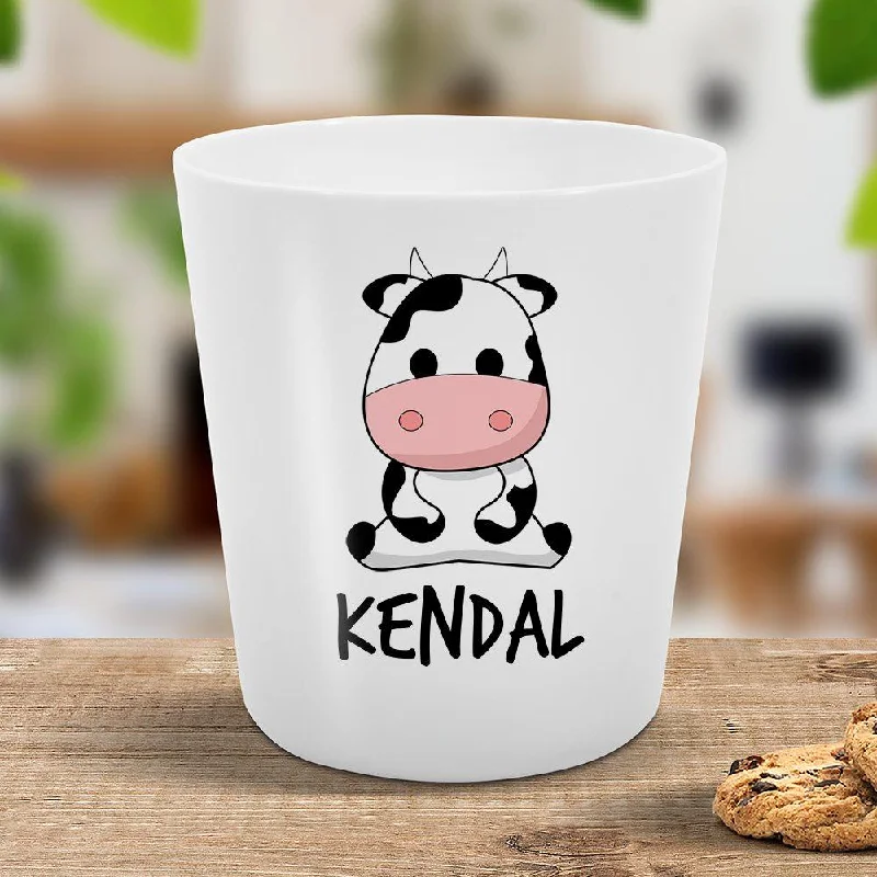 cute animal shaped mugs-Cow Kids Cup