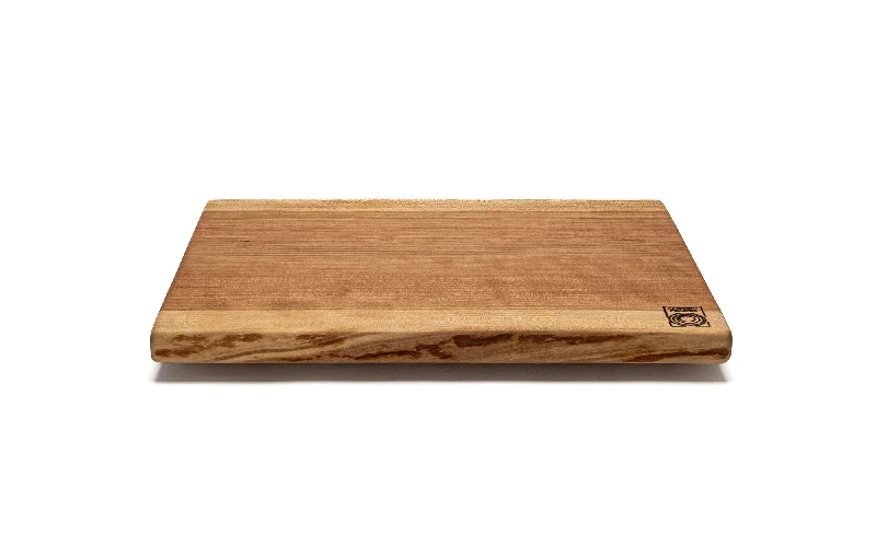 non-toxic dinnerware for kids-Medium Double Live Edge Wood Cutting Board