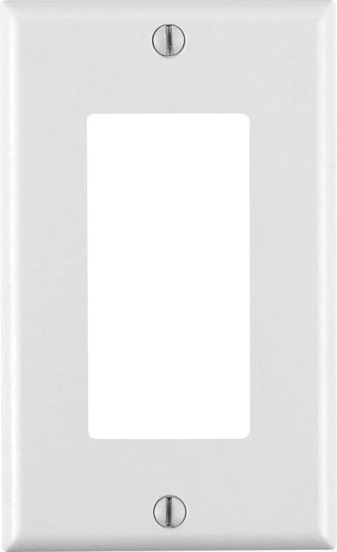 stylish dinnerware for home celebrations-Leviton Decora White 1 gang Thermoset Plastic GFCI/Rocker Wall Plate 1 pk (Pack of 20)