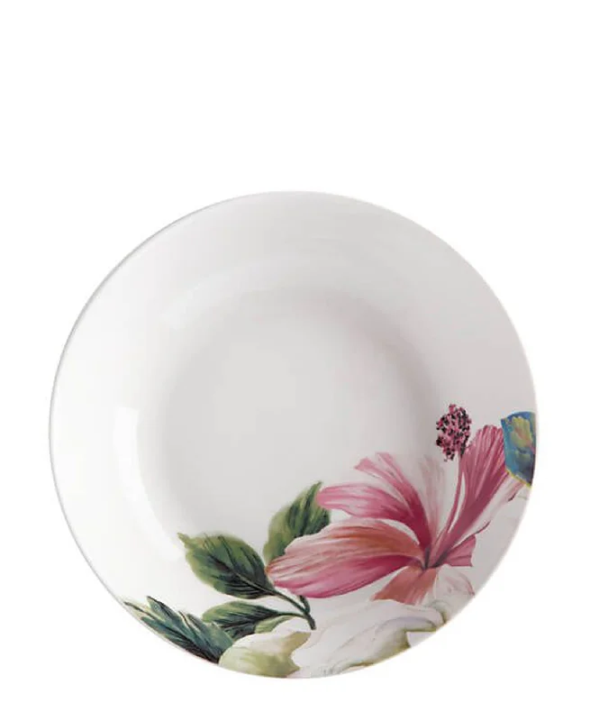 elegant porcelain dinner plates set-Maxwell & Williams Magnolia Side Plate 19cm - White & Pink