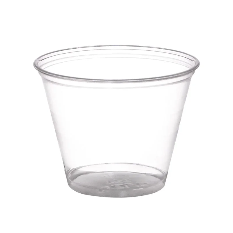 thermal mugs for office use-BarConic® Drinkware - Clear Plastic Cup - 9 ounce