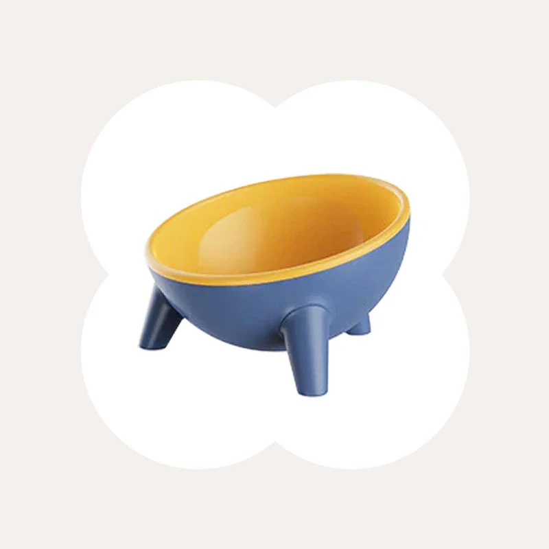 retro dinnerware collections-Contrasting Color Cat Bowl