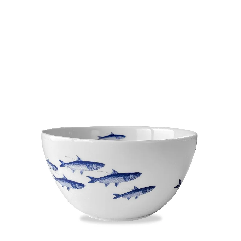 colorful dinnerware for special occasions-School of Fish Cereal Bowl