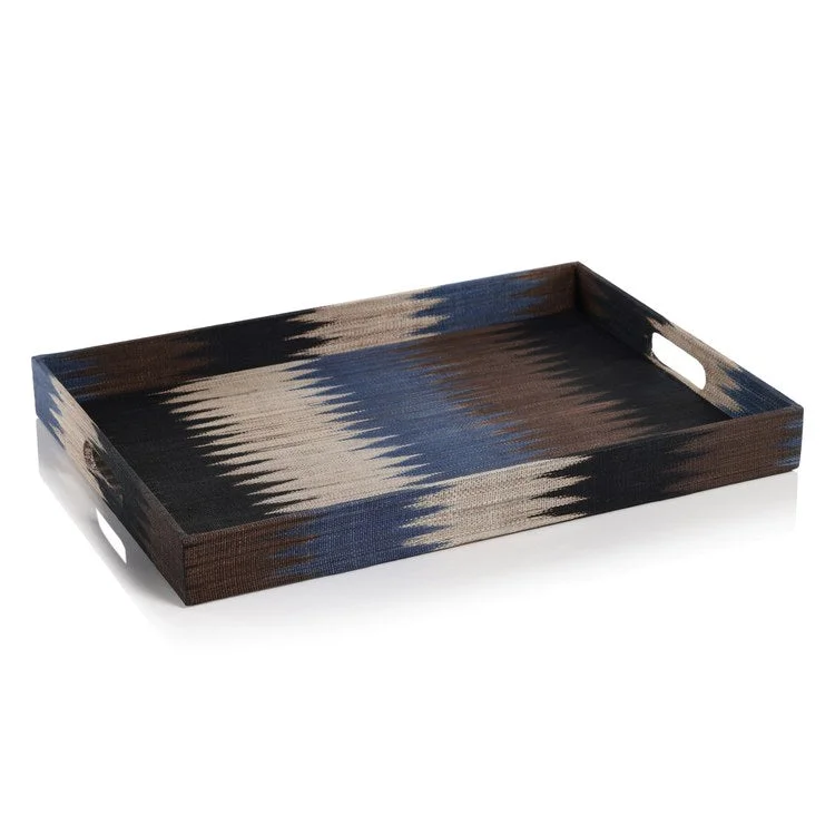 eco-friendly dinnerware for picnics-Isador Abaca Handmade Tray