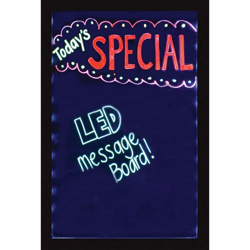 dishwasher-safe dinner plates for parties-Hillman Plastic Indoor and Outdoor LED Message Board (Pack of 2)