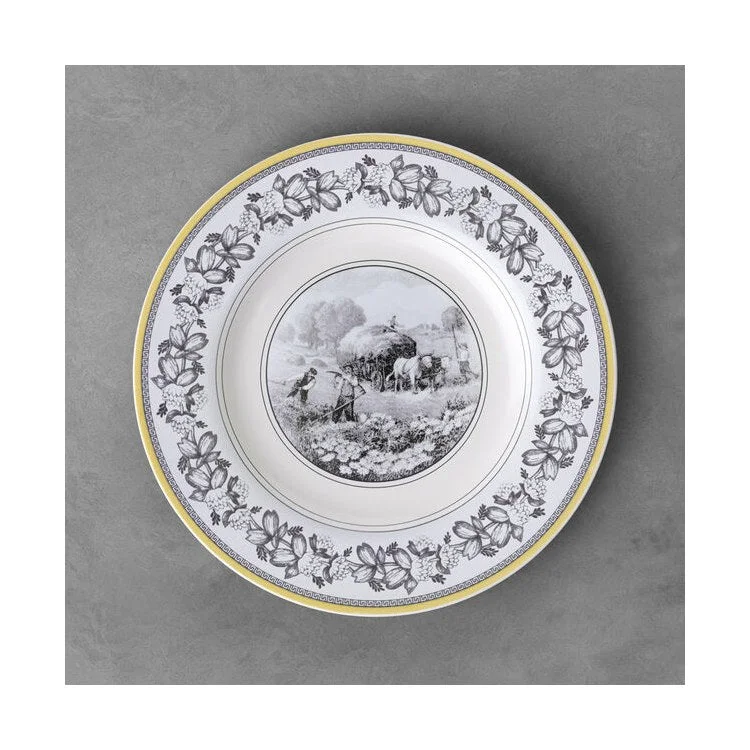 travel-friendly portable dinnerware-Audun Ferme Dinner Plate