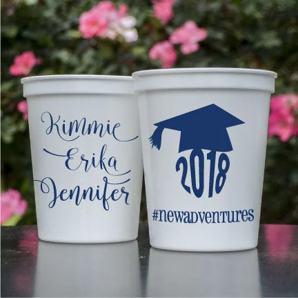 coffee cups for weddings-Customized Graduation Party Stadium Cup