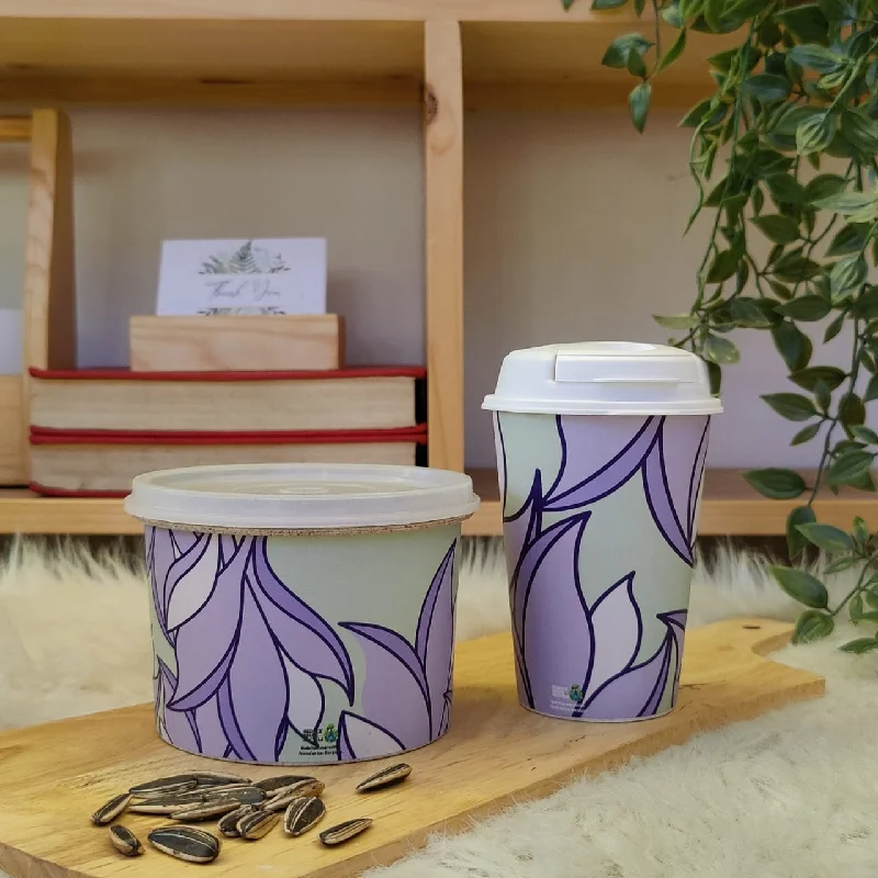 personalized mugs for teachers-Unbreakable Cup & Snack box-Pleasant Purple