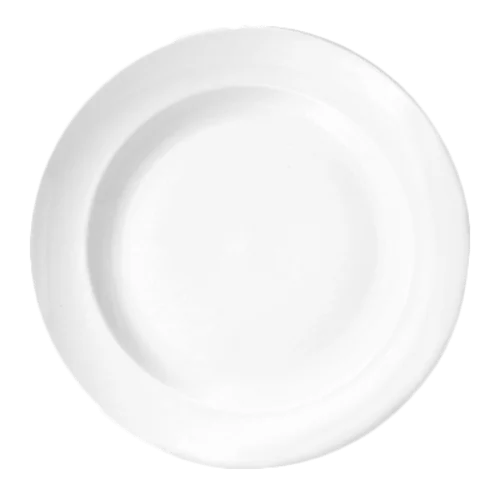 fine dining dinnerware sets-Steelite 9001C362 Distinction Vogue White 6-1/2" Plate - 36 / CS | Denson CFE