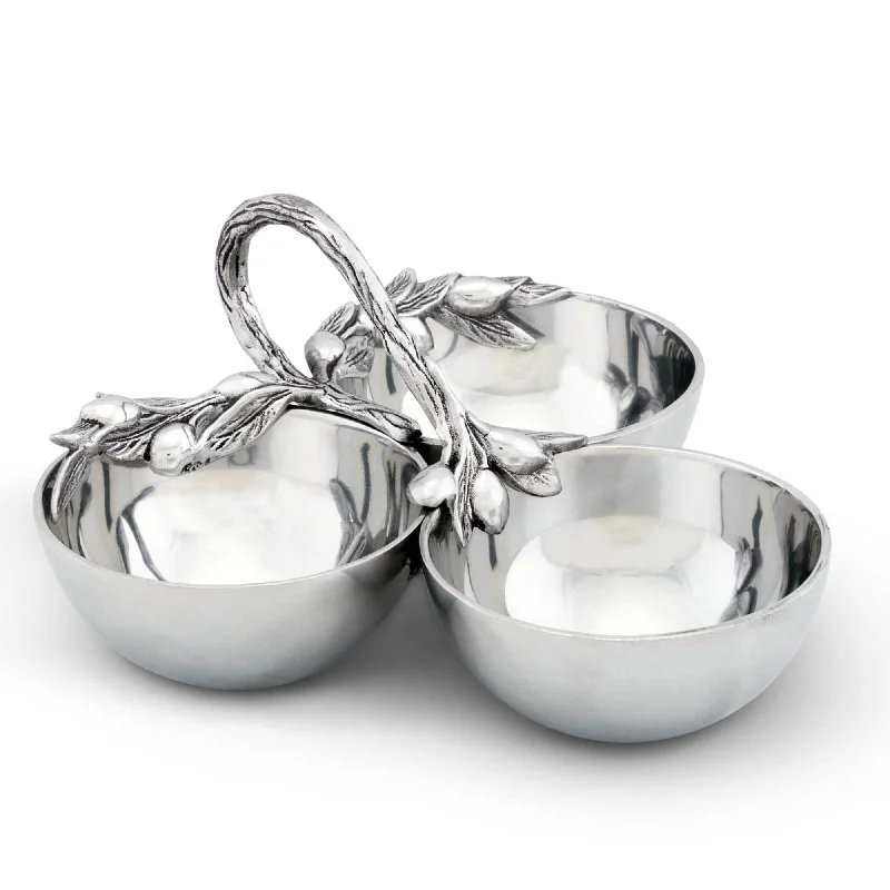 fine china dinnerware sets-Olive Serving Bowls