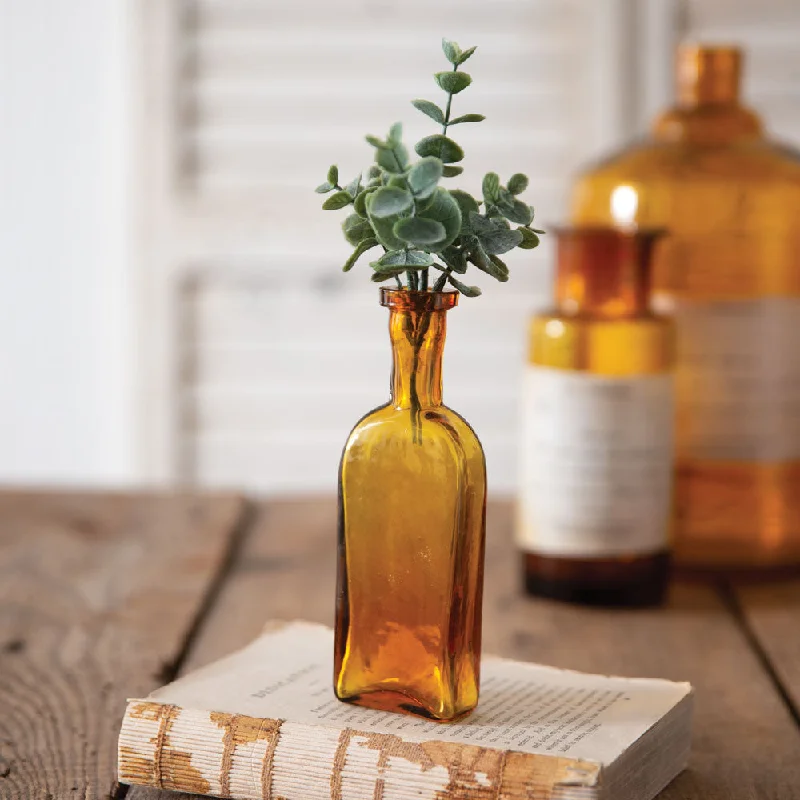 Ceramic vases for flower arrangements -Antique-Inspired Apothecary Bottle