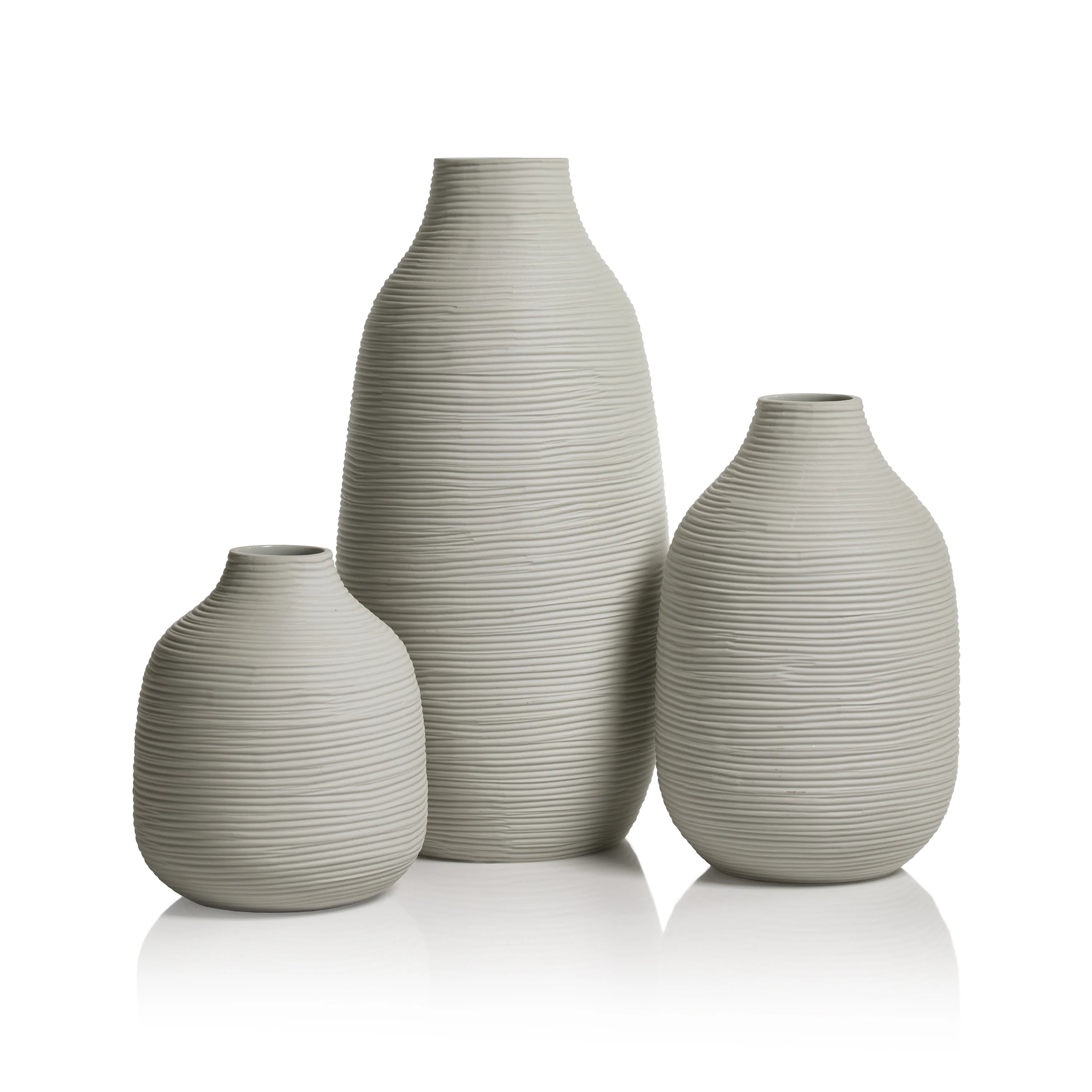 Ceramic vases for flower arrangements -Delano Porcelain Vase