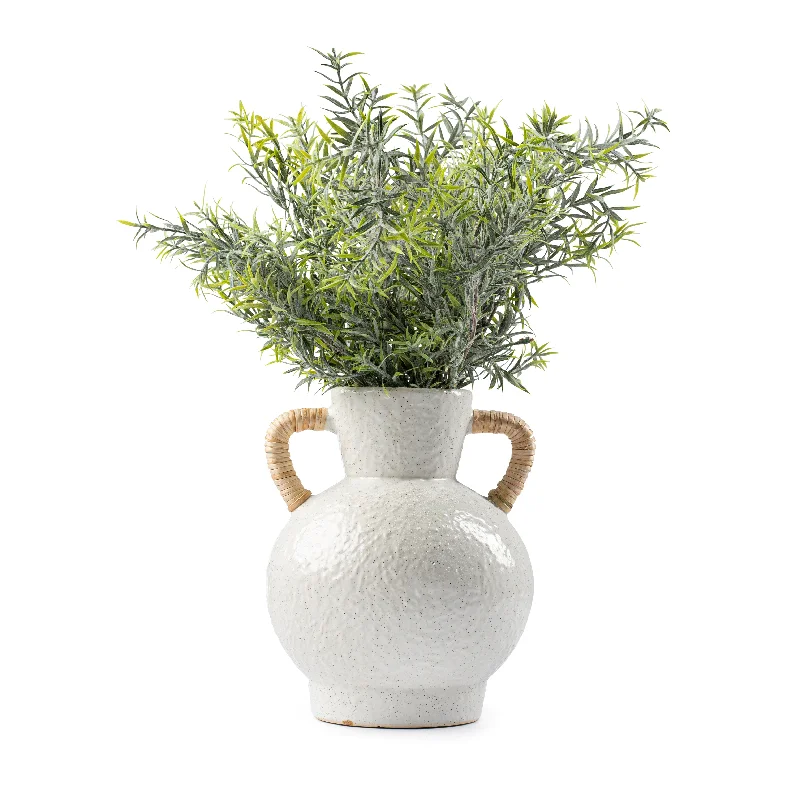 Simple modern vases for centerpieces -DH Wrap Handle Vase