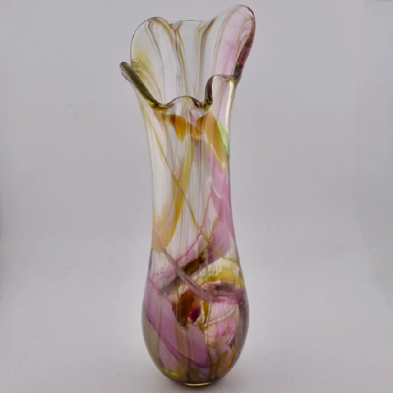 Decorative vases for bedrooms -Freeform Gorse and Heather Vase