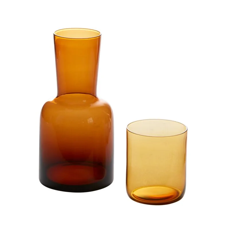 Handcrafted vases for living room decor -KESWICK CARAFE